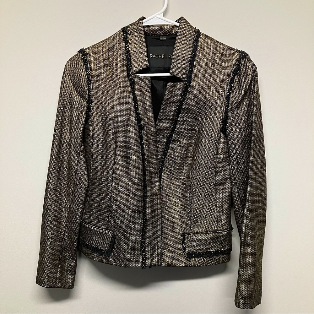 Rachel Zoe Metallic Blazer